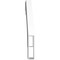 Ekena Millwork 3 1/2-in. W x 36-in. D x 36-in. H Merced Architectural Grade PVC Knee Brace BRCP035X36X36MRC - alternate 2